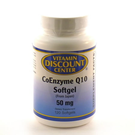 Discount Heart - Coenzyme Q10 50mg by Vitamin Discount Center - 120 Softgels COQ10