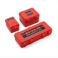 thumbnail image 3 of Universal 8 Piezas/Set Decoración Simulada Maleta Equipaje Red Pala para TRX4 SCX10 90046 1/10 RC Rojo, 3 of 5