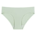 thumbnail image 1 of PMVFHDE Seamless Low Waist Breathable Thong Thin Solid Color Womens Underwear For Sports Comfort, 1 of 3