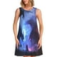 thumbnail image 1 of Disketp Red And Blue Fire Dragon para Vestido sin Mangas para Mujeres, Vestidos de Verano para Mujeres, Casual y Holgado para la Playa, 1 of 7
