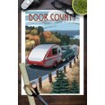 thumbnail image 2 of Door County, Wisconsin, Retro Camper Cruise (9x12 Wall Art Print, Home Decor), 2 of 3