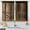Wood 48, variant on Farmhouse Wood Kitchen Curtains - Vintage Wooden Barn Door Country Small Short Tier Window Curtains for Bathroom Living Dining Room Decor Rod Pocket Window Drapes 36 Inch Length Set 28"x36"