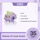 thumbnail image 2 of Interruptores de teclado EPOMAKER Wisteria V2 Linear 38gf x35, 2 of 6