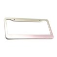 thumbnail image 1 of soporte para universal para licencia de matrícula de 12 "x 6", soporte de cubierta de matrícula de coche de metal de aluminio con rosca para Plata Yotijar Marco de matrícula de coche, 1 of 7