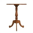thumbnail image 4 of Colbert 22" Table de Jeu Piédestal Ronde en Burl de Cendre d'Olive, 4 of 7