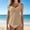 Khaki, variant on Two Piece Swimsuit Womens Bathing Suits Seaside Swim Suits Takini Set Khaki Size M