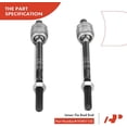 thumbnail image 6 of A-Premium 2Pcs Front Inner Tie Rod End Compatible with Ford Fusion 2013-2020, Edge 2015-2021, GT 2017-2018 & Lincoln MKZ 2013-2020, MKX 2016-2018, Continental 2017-2020, 6 of 8