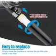 thumbnail image 5 of Shower Filter, 10Pcs PP-Cotton Replacement Filters, Reusable Handheld Shower Head Filters, 5 of 7