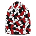 thumbnail image 6 of joogoo Irregular Squares Beanie Hats Cuffed Winter Warm Knit Thick Beanies, 6 of 7