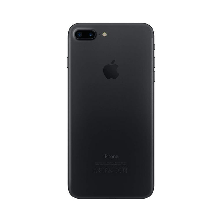 Restored iPhone 7 Plus 128GB Matte Black Unlocked (Refurbished)
