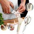 thumbnail image 2 of N01# Kitchen Shears Ultra Sharp Stainless Steel Multifunctional Stainless Steel Kitchen Detachable Shears Heavy Duty Meat Scissors Chicken Poultry Fish Herbs Food Scissors Cutter, 2 of 8