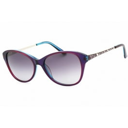 Bebe Women's Plum Metal Cat-Eye Sunglasses w/ Swarovski