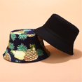 thumbnail image 6 of CoCopeaunts Double-Sided Bucket Hats for Women Avocado Cherry Fruit Summer Sun Protection Foldable Fisherman Hat for Men, 6 of 8