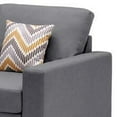 thumbnail image 3 of Meg 67 Inch 2 Seater Left Sectional Loveseat Reversible Chaise Gray, 3 of 9