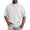 White, variant on Men's Oversized Short Sleeve Sports T-Shirt, Casual Fashion Street Style Daily Top White S