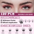 thumbnail image 2 of Lash Clusters Kit UILULU, extensión Mix D Curl DIY, de 10 a 18 mm, 2 of 8