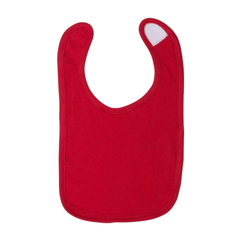 Infant Premium Jersey Bib One Size / Red