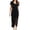 Black, variant on Sngxgn Womens Knit Dress Square Neck Long Sleeve Knee Length Dresses(Khaki,XL)