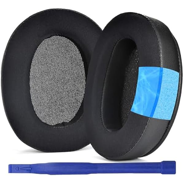 wonima02 WH-XB910N Replacement Ear Pads, Upgrade Cooling Gel Earpads Cushions for Sony WH-XB910N Noise Cancelling Headphones, Ear Pads Cushions with Soft Memory Foam and Buckle(Black)