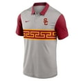 thumbnail image 2 of Men's Nike Gray/Cardinal USC Trojans Vapor Dri-FIT Polo, 2 of 3