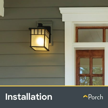 Outdoor Light Fixture Installation by Porch Home Services