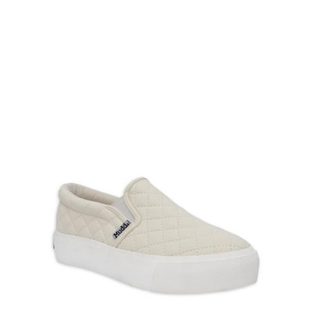 

Mudd Girls Beyley PU White Slip on Sneakers Sizes 10-4