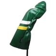thumbnail image 4 of Majek Retro Golf Headcovers Green White and Yellow Vintage Leather Style 1 & 3 Driver and Fairway Head Cover Fits 460cc Drivers Classic Look, 4 of 9