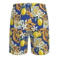 thumbnail image 6 of Kll Sicilian Style Men'S Casual Summer Beach Shorts Hawaiian Shorts With Pockets-Small, 6 of 9