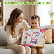 Zacro Easel for Kids, Double Sided Art Easel with Magnetic White Board and Chalk Board, Adjustable Drawing Board for Toddlers Boys and Girls Ages 2-6