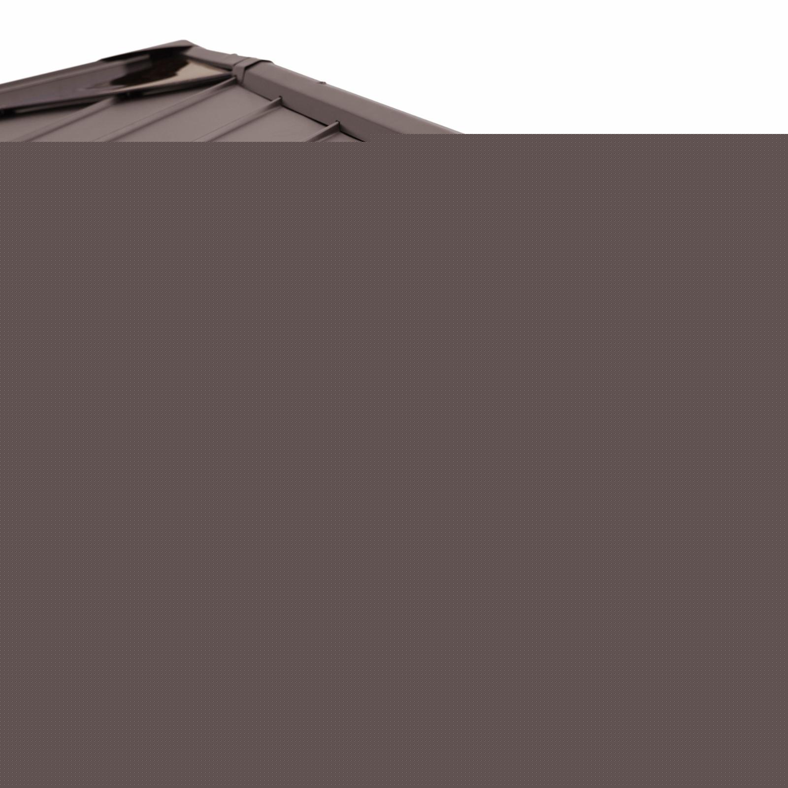 thumbnail image 4 of Sunjoy Cedar Framed Gazebo with Steel and Polycarbonate Hip Roof Hardtop - 11 x 11 ft. - Brown, 4 of 10