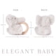 thumbnail image 5 of Juguete de felpa con forma de elefante para la dentición, elegante, de lujo, para bebés, material suave, 5 of 6