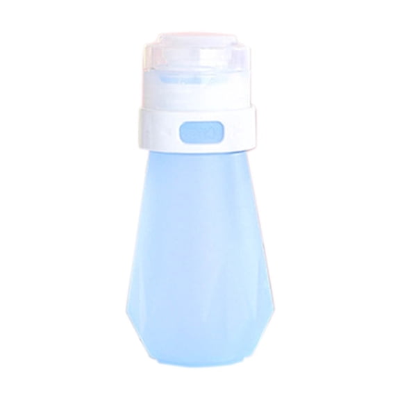 WEGFTDUOP Silicone Travel Dispenser Bottle Set Refillable Squeezable Containers for Lotion Shampoo & Toiletries