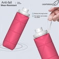 thumbnail image 3 of Taza de agua plegable de gran capacidad para viajes al aire libre, deportes, pegamento de silicona portátil, taza de agua resistente a altas temperaturas, taza plegable retráctil de grado alimenticio, 3 of 5