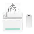 thumbnail image 1 of Riwcyla Pocket Photo Printer Portable Thermal Printing Machine Wireless Connection for Picture Lable DIY Handcraft List Meno Notes Journal Receipt Paper Instant Printer Sticker with 1 Roll Thermal, 1 of 6