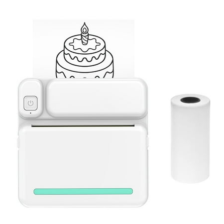 Portable Thermal Printer MINI Wirelessly BT 203dpi Photo Label Memo