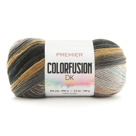 UPC: 0840166801482 | Premier Yarn Colorfusion DK Yarn – Morning Coffee 325 yards