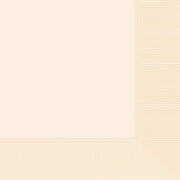 Vanilla Creme 2-Ply Dinner Napkins - 8" x 8" (Pack of 40) | Perfect for Special Occasions and Everyday Use