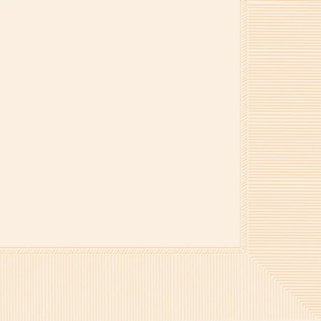 Vanilla Creme 2-Ply Dinner Napkins - 8" x 8" (Pack of 40) | Perfect for Special Occasions and Everyday Use