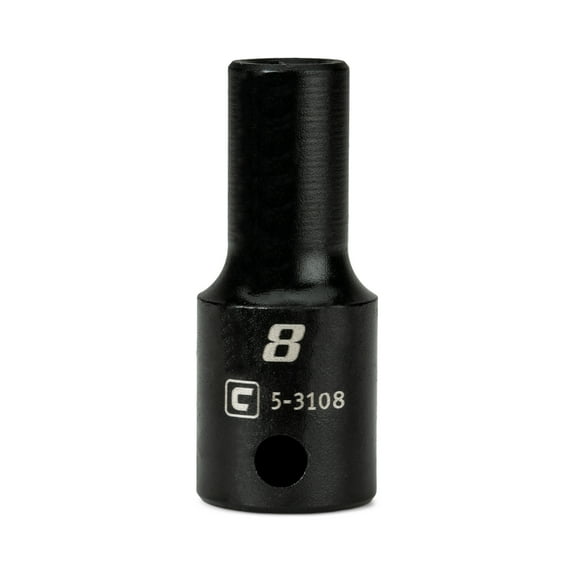 Capri Tools 3/8 in. Drive 8 mm Semi-Deep Impact Socket