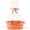 Orange, variant on Black Black Woven Storage Basket With Handle Fabric Rope Gift Basket With Ribbon And Bag Decoration Home Organization Container