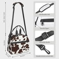 thumbnail image 2 of Disketp Brown Cow Lonchera Térmica para Mujer y Hombre, Bolsa de Almuerzo Reutilizable e Impermeable para Trabajo, Viajes y Picnic, 2 of 7