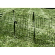 Zippity Outdoor Products 41in Semi-Permanent Black Metal Garden Fence Gate