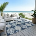 thumbnail image 6 of Addison Rugs Chantille Indoor/Outdoor Transitional Formal Navy Washable Rectangle Rug, 10' x 14', 6 of 6