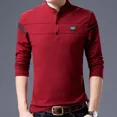 thumbnail image 3 of Suéter formal, nueva sudadera para hombre, estilo empresarial, holgado, de manga larga, tendencias de moda 2024, polos para hombre, ropa informal de lujo coreana a granel, 3 of 5
