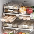 thumbnail image 2 of Pull Out Refrigerator Drawer Extend the Egg Freshness Time Storage Tray for Food Storage Accessories - 8 Grid, 2 of 8