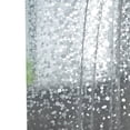thumbnail image 1 of Forro de cortina de ducha transparente, diseño de guijarros, plástico para baño, 1 of 4