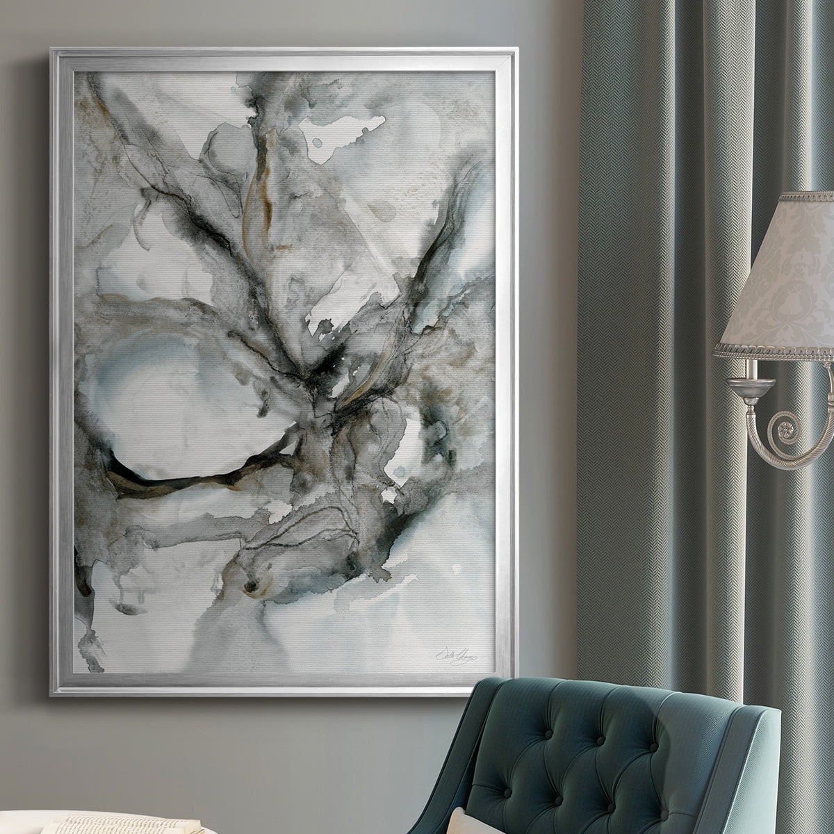 Marble Harmony Premium Framed Print - Ready to Hang