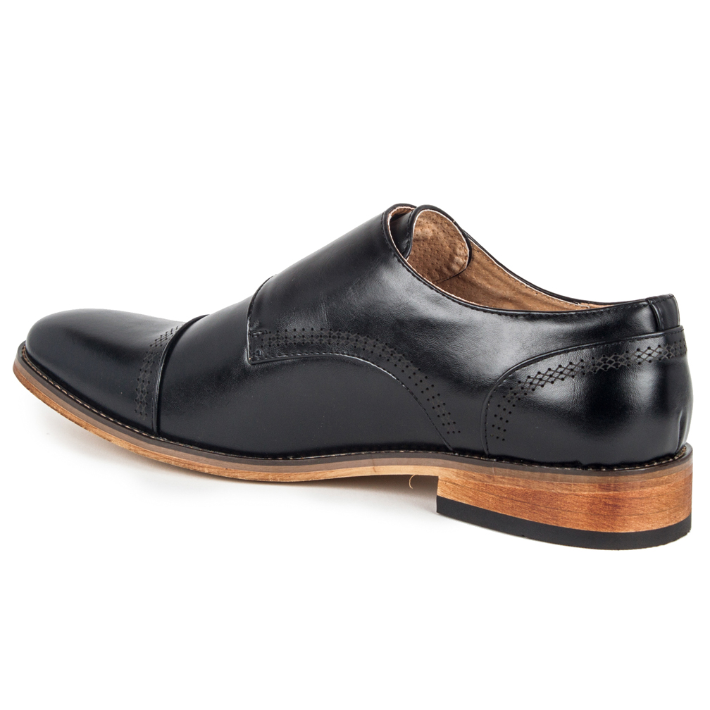 UV Signature Men's Double Monk Strap Cap Toe Dress Shoes - image 3 of 3