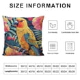 thumbnail image 6 of Acheng Throw Pillow Covers,Pillowcases,Pillow Cases,Bird Parrot Tropical Flower, 2-Pc White, 6 of 6