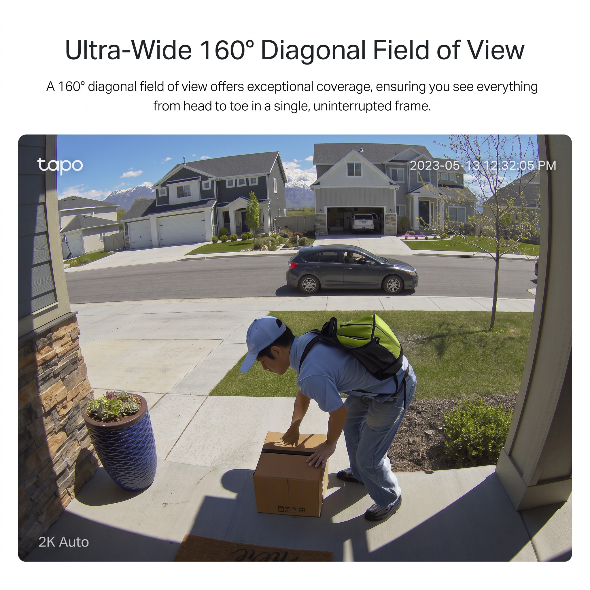 TP-Link Tapo TD20 Smart Video Doorbell, 2K, 160° View photo 3